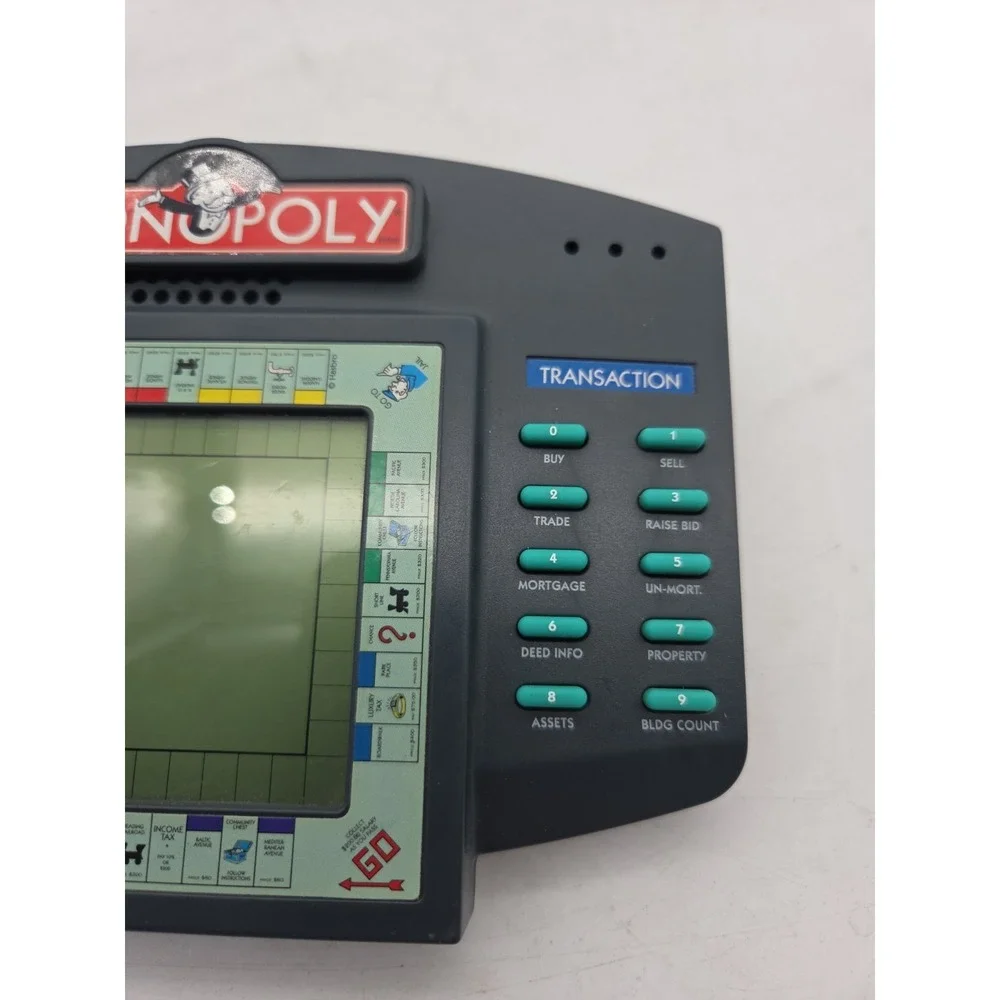 1997 Hasbro Talking Monopoly Electronic Handheld Game Vintage Tested Working